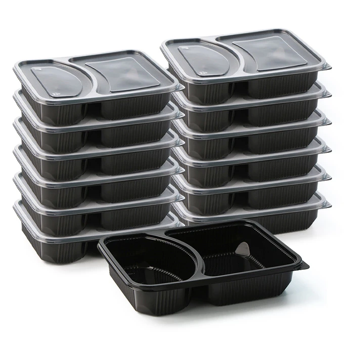 2 compart food container