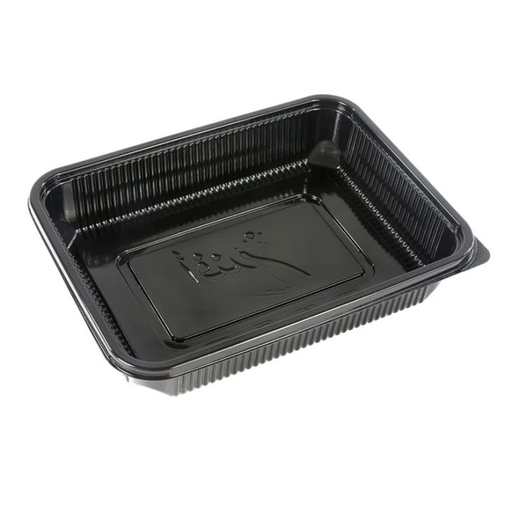 1000ml Rectangular Frozen Safe Disposable Plastic PP Food Containers With Lid