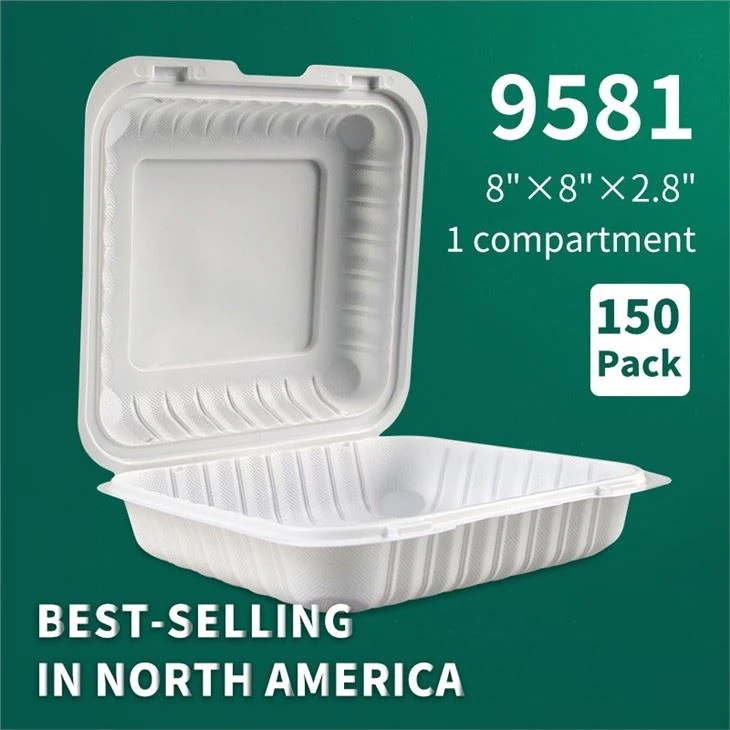 YR9581 America Hot Sale jednokratna preklopna posuda za hranu na preklop za mikrovalnu pećnicu sa šarkama