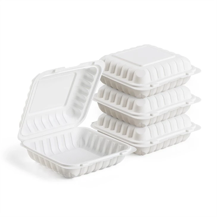 Tvornička cijena 9x9 inča Jednokratna školjka hrana odnesite za van spremnici Microwavable kutija za ručak za cijelu piletinu