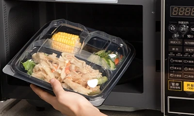 9x6 inčni crni spremnici za pohranu Plastična kutija za ponijeti Kutija za po...