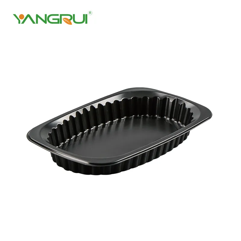 Crne plastične ladice za hranu